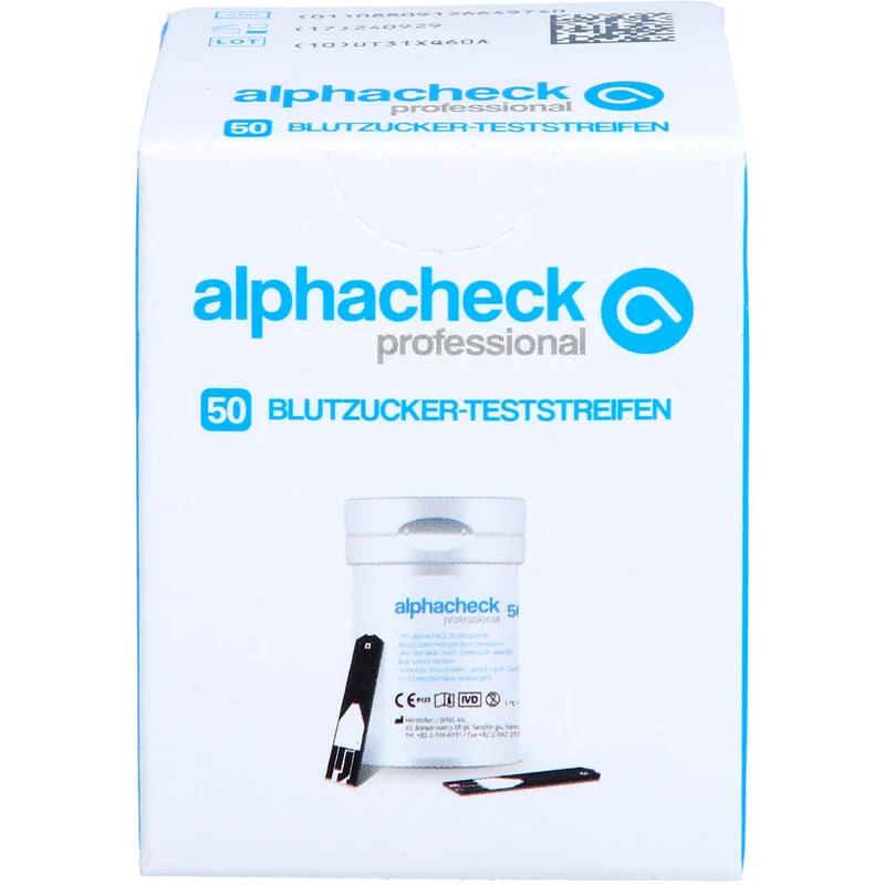 alphacheck professional Berger Blutzuckerteststreifen, 50 St TTR