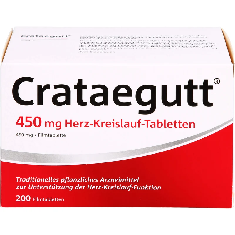 Crataegutt 450 mg Herz-Kreislauf-Tabletten, 200 St FTA