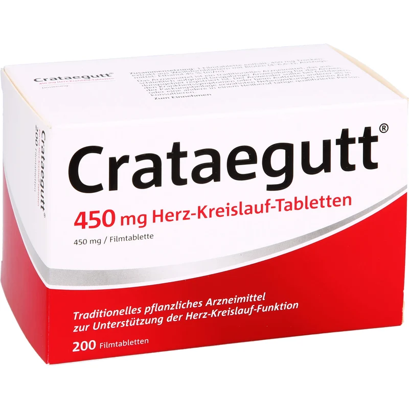 Crataegutt 450 mg Herz-Kreislauf-Tabletten, 200 St FTA