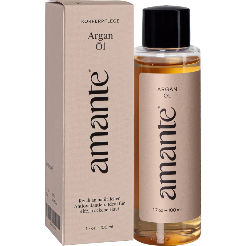 Arganöl 100 % rein - Hautpflegeöl Amante, 100 ml OEL