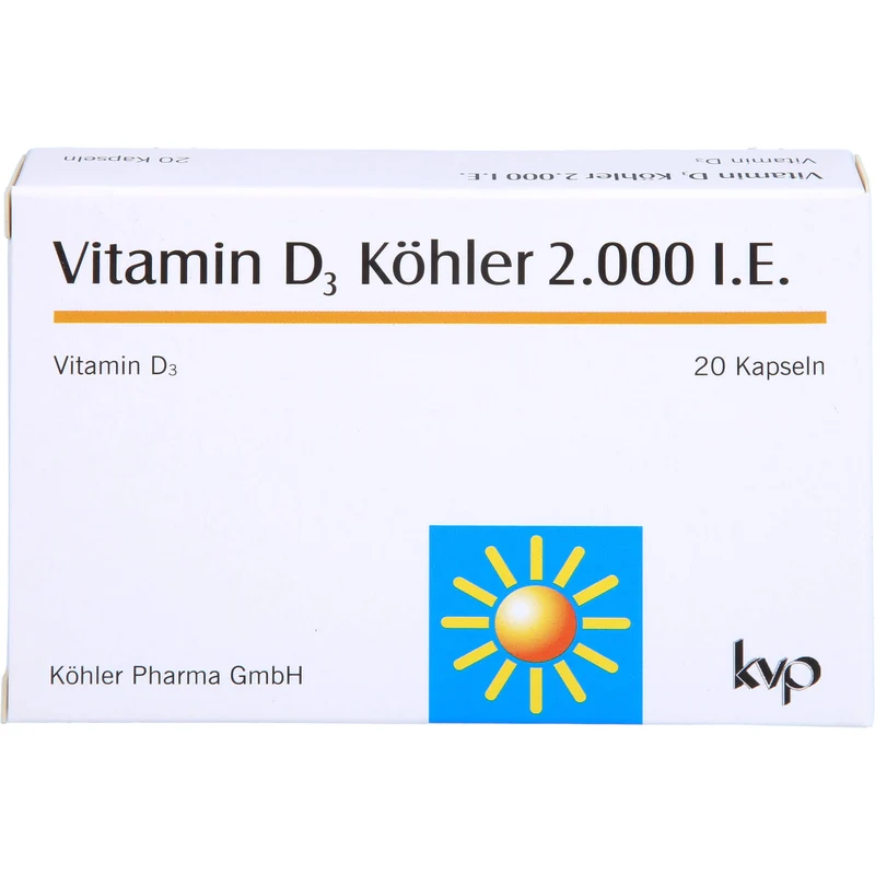 Vitamin D3 Köhler 2000 IE, 20 St KAP