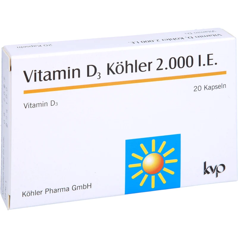 Vitamin D3 Köhler 2000 IE, 20 St KAP
