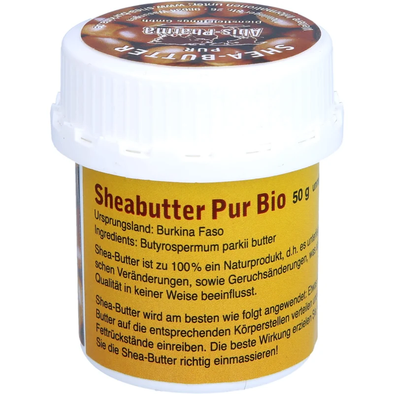 Sheabutter Pur Bio unraffiniert, 50 g
