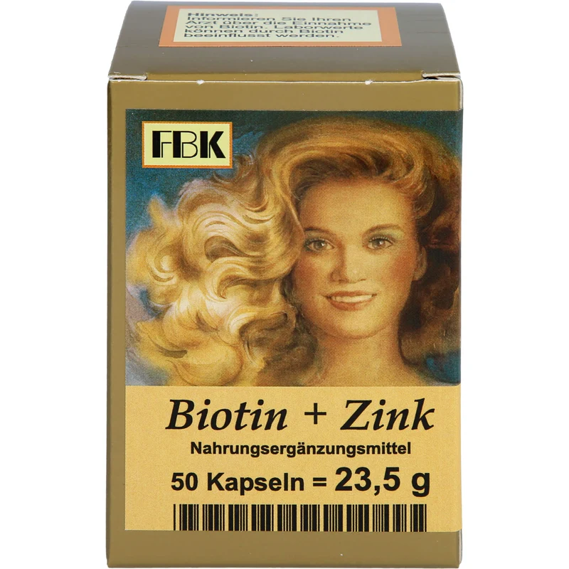 Biotin + Zink Haarkapseln, 50 St KAP