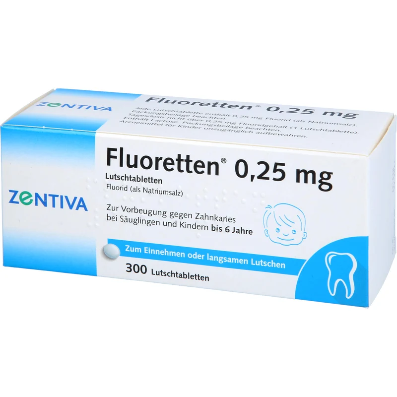Fluoretten® 0,25 mg, Lutschtabletten, 300 St TAB