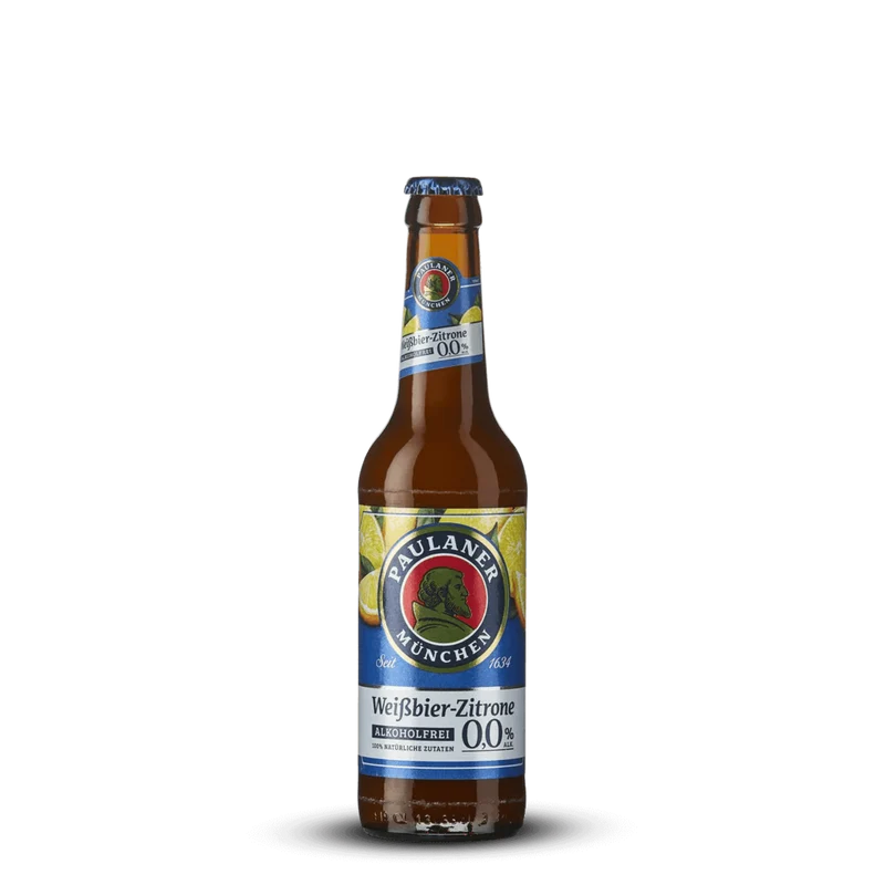 Bière blanche de blé au citron 0,0 % 33 cl - Paulaner