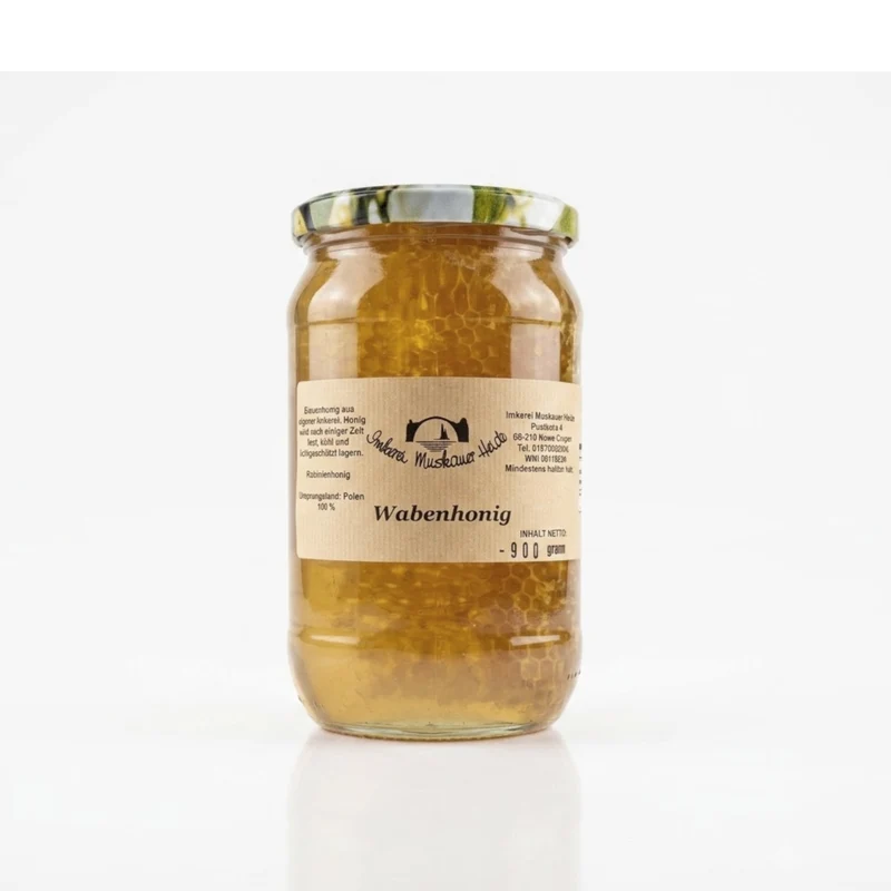 IMH Akazienhonig mit Wabenstück 900g
