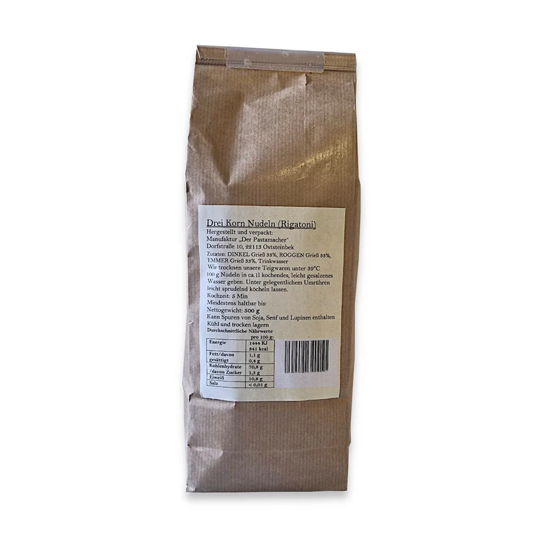 Dreikorn Nudeln Rigatoni 500g