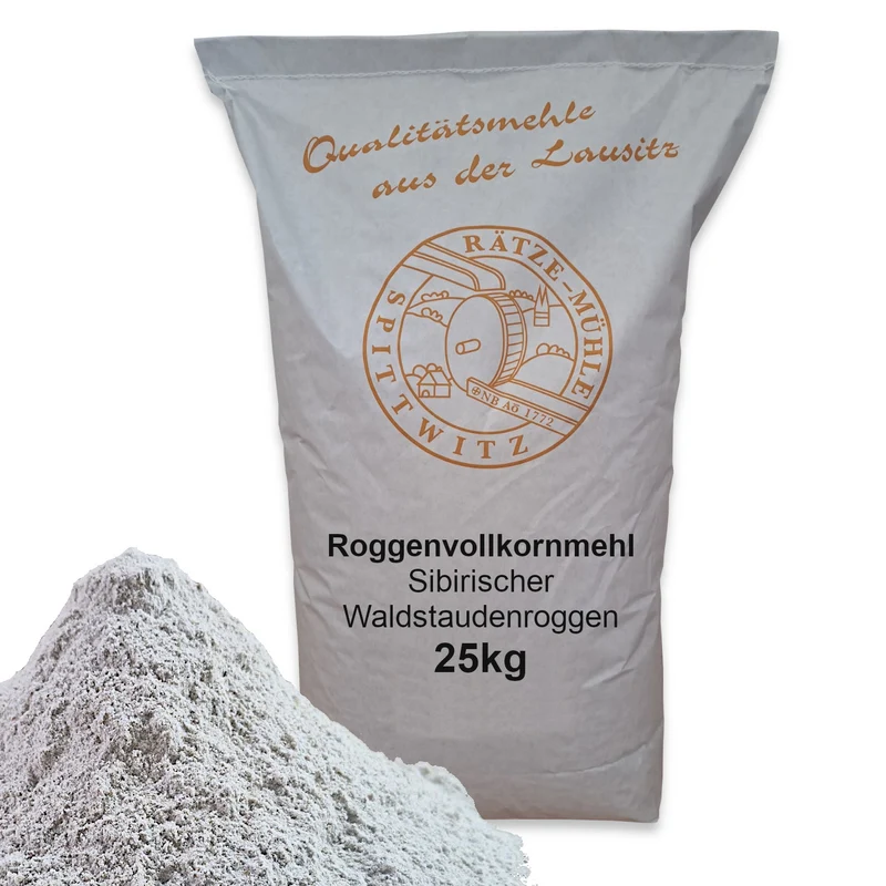 Roggenvollkornmehl Sibirischer Waldstaudenroggen