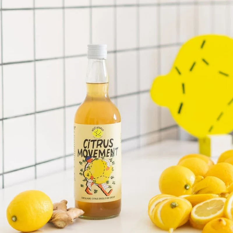 Sirop Citron/Basilic - Roze Bunker