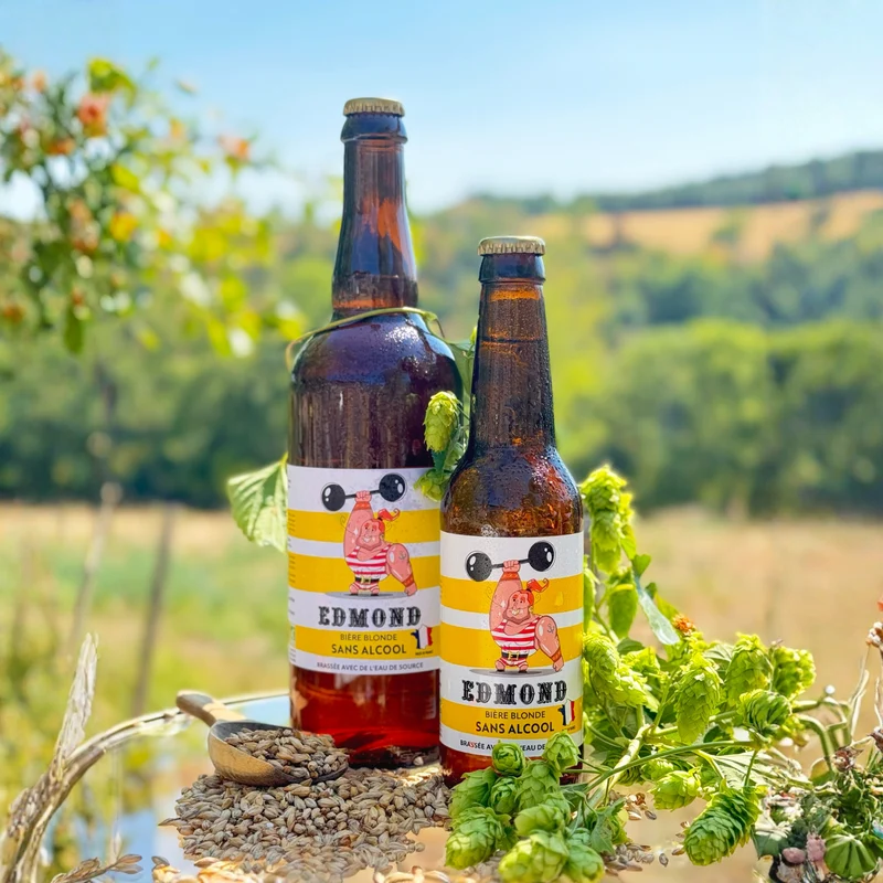Bière blonde française bio 75cl - Edmond