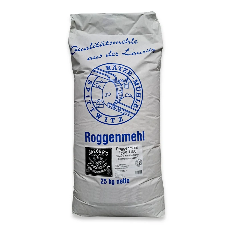 Norddeutscher Champagner Roggenmehl Typ 1150 25 kg