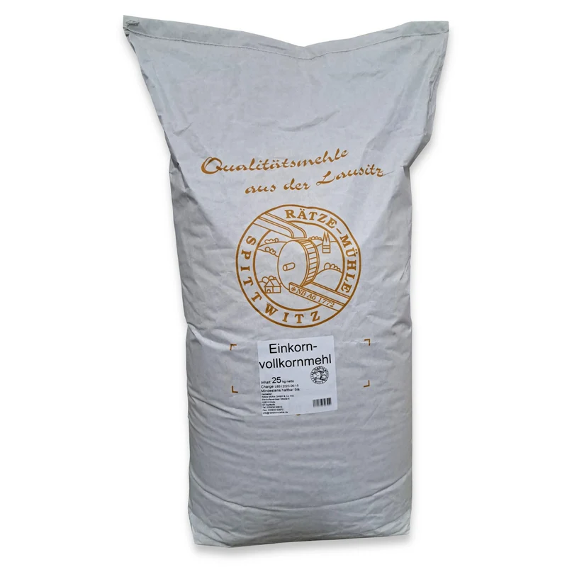 Einkornvollkornmehl 25 kg