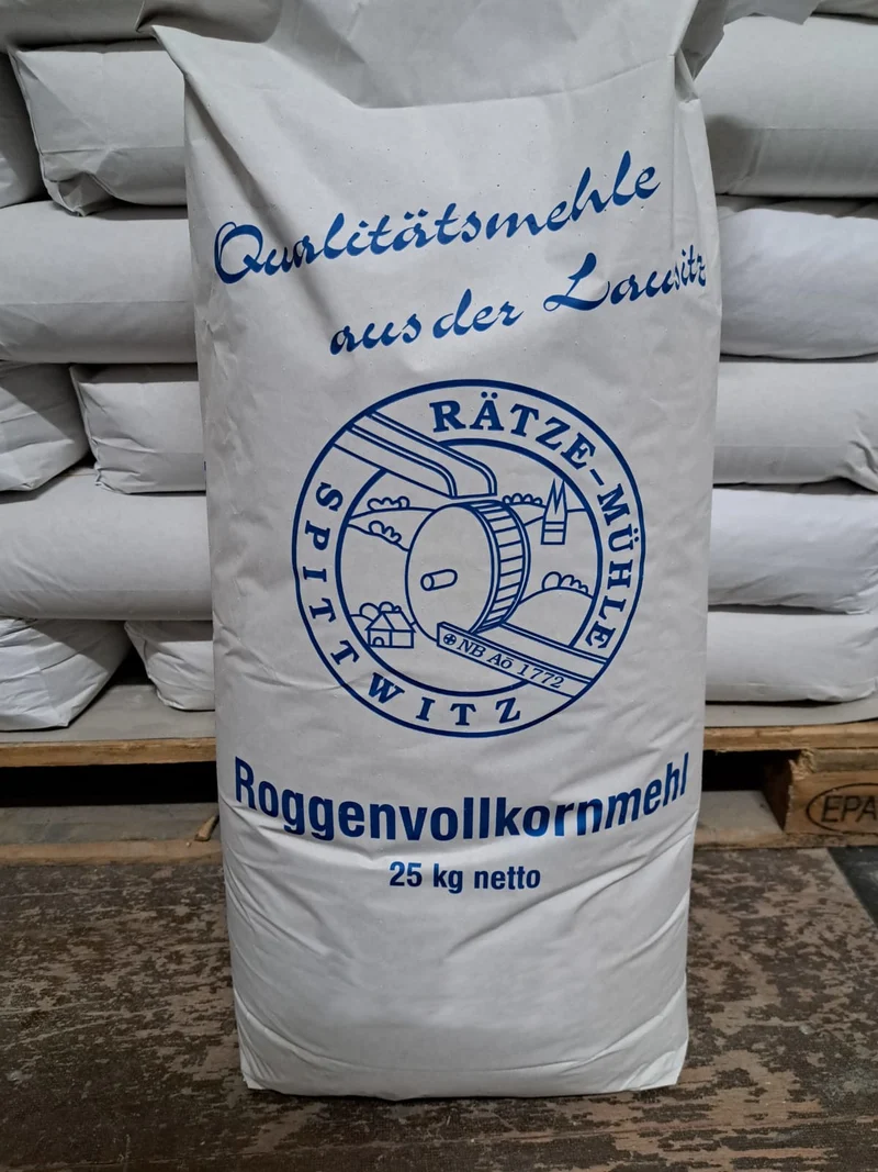 Roggenvollkornmehl 25 kg