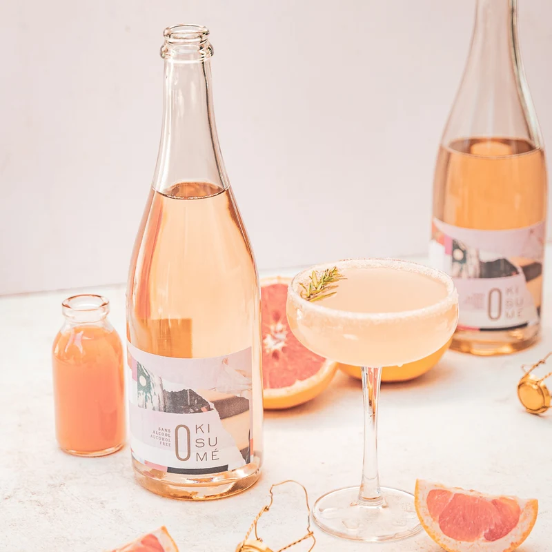 Kisumé - Rosé effervescent sans alcool - Aubert & Mathieu