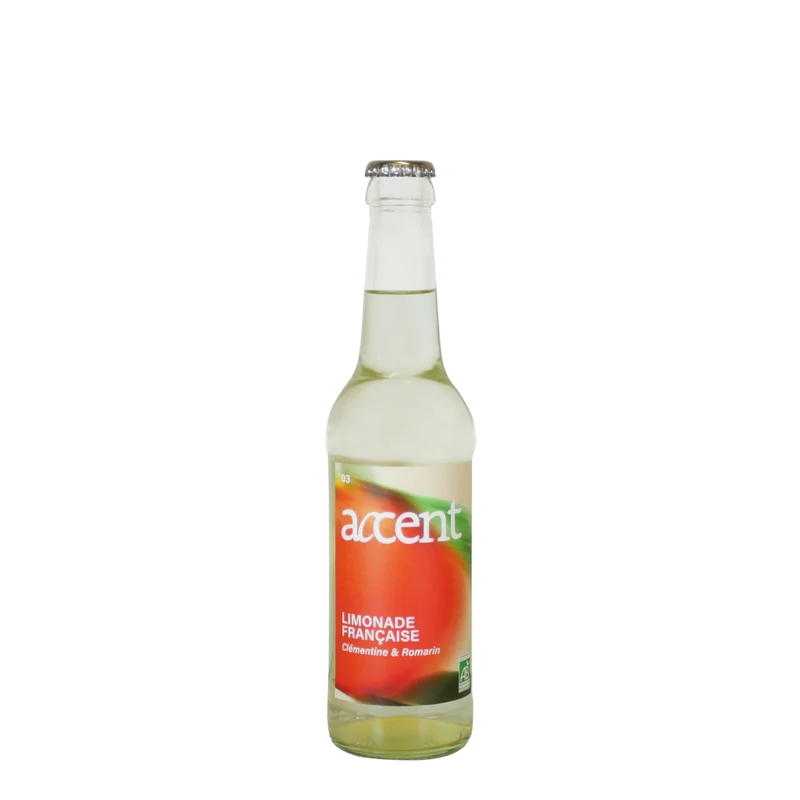 Limonade Clémentine Romarin Bio 33cl - Accent