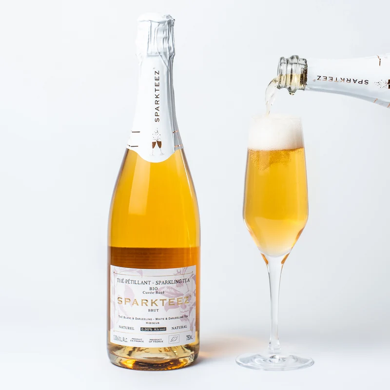 Thé pétillant rosé - Sparkteez