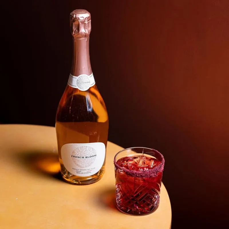 Le Rosé - Effervescent bio sans alcool 0% - French Bloom