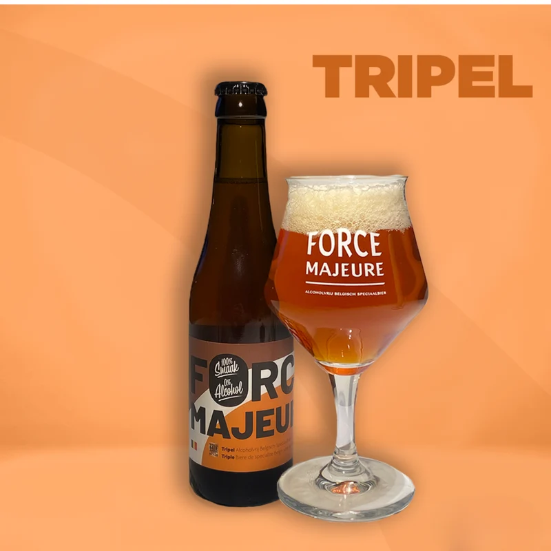 Triple belge 0,4% 33 cl - Force Majeure