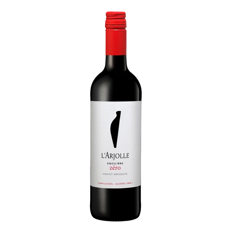 Merlot Grenache - Rouge sans alcool 0% - Domaine de l'Arjolle