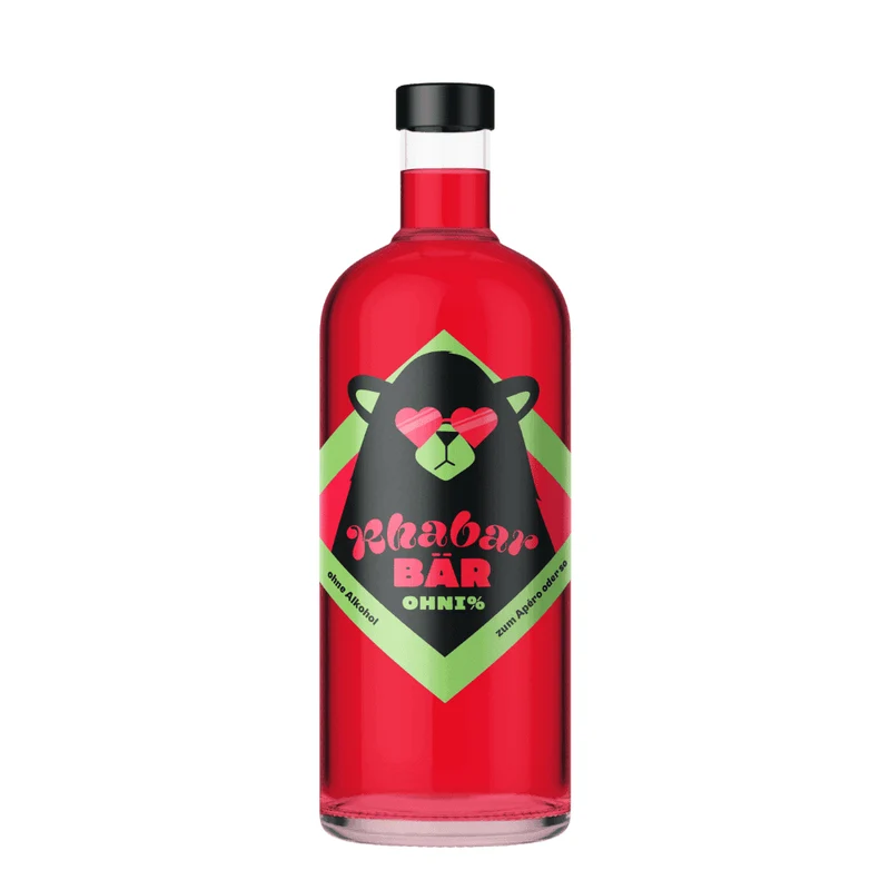RHABARBÄR Apéritiv Ohni (0%) - Alternative zu Aperitif