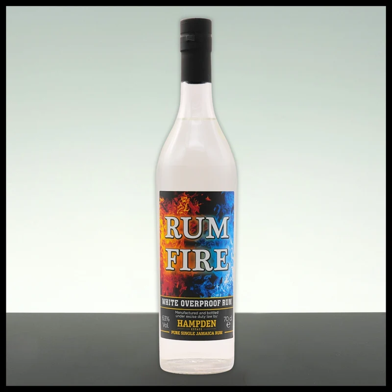 Hampden Estate RUM FIRE White Overproof Rum 0,7L - 63% Vol.