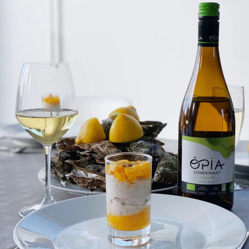 Chardonnay biologique sans alcool 0% - Opia