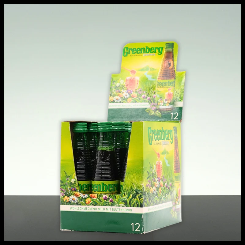 Greenberg Kräuterlikör by Underberg 12x 0,04L - 22% Vol.