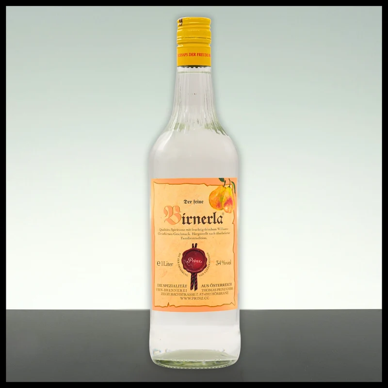 Prinz "Birnerla" Williams-Schnaps 1L - 34% Vol.