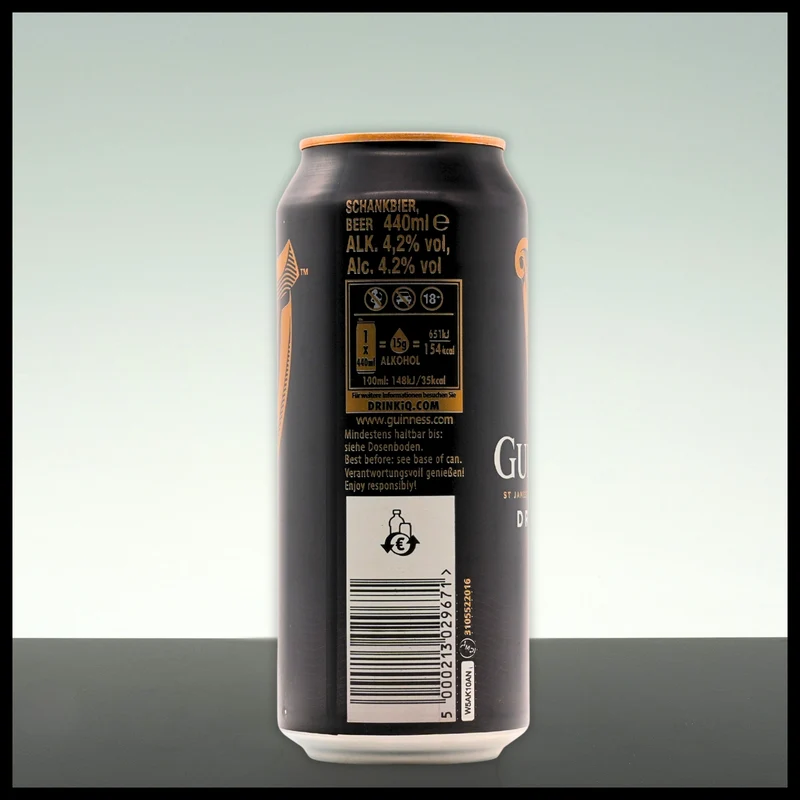 Guinness Draught Dose 0,44L - 4,2% Vol.