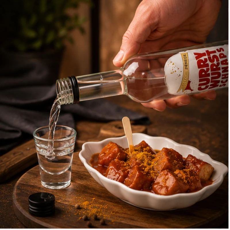 Currywurst Schnaps | nach Rezept von original Berliner Currywurst-Sauce Schnapsidee | 35%