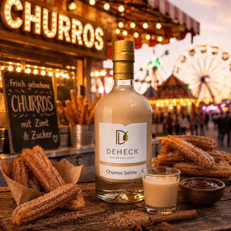 Churros Sahnelikör | cremiger Churro Likör wie das spanische Trend Gebäck | 15%