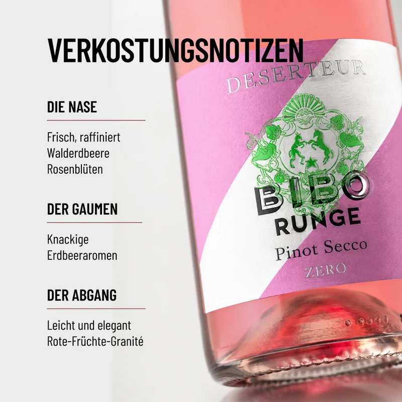 DESERTEUR PINOT SECCO: ein Schluck Sommer-Frische.
