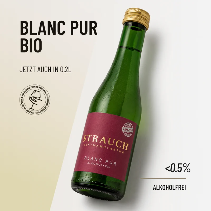 BLANC PUR BIO: Jetzt auch in 0,2L