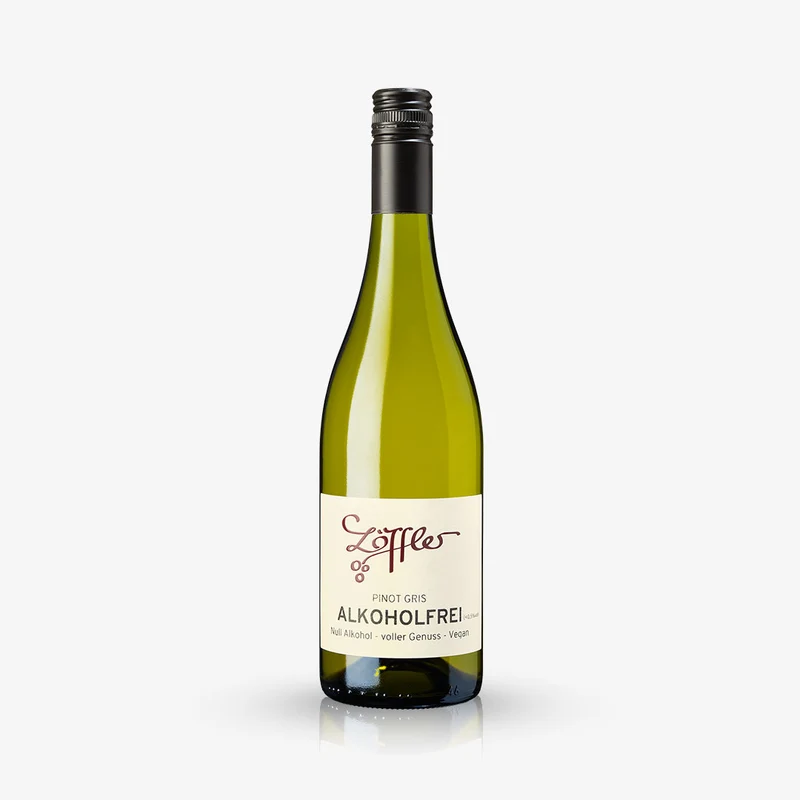 NULL ALKOHOL PINOT GRIS: aus alten Reben und etwas Barrique aus dem Hause Löffler