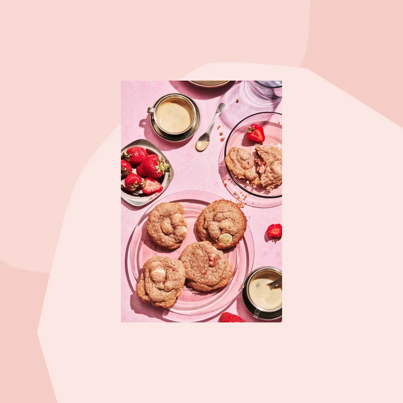 Backmischung für Kekse: Erdbeer Cookies