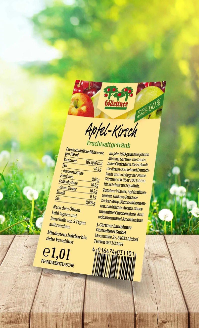Gärttner Apfel-Kirsch 1,0l