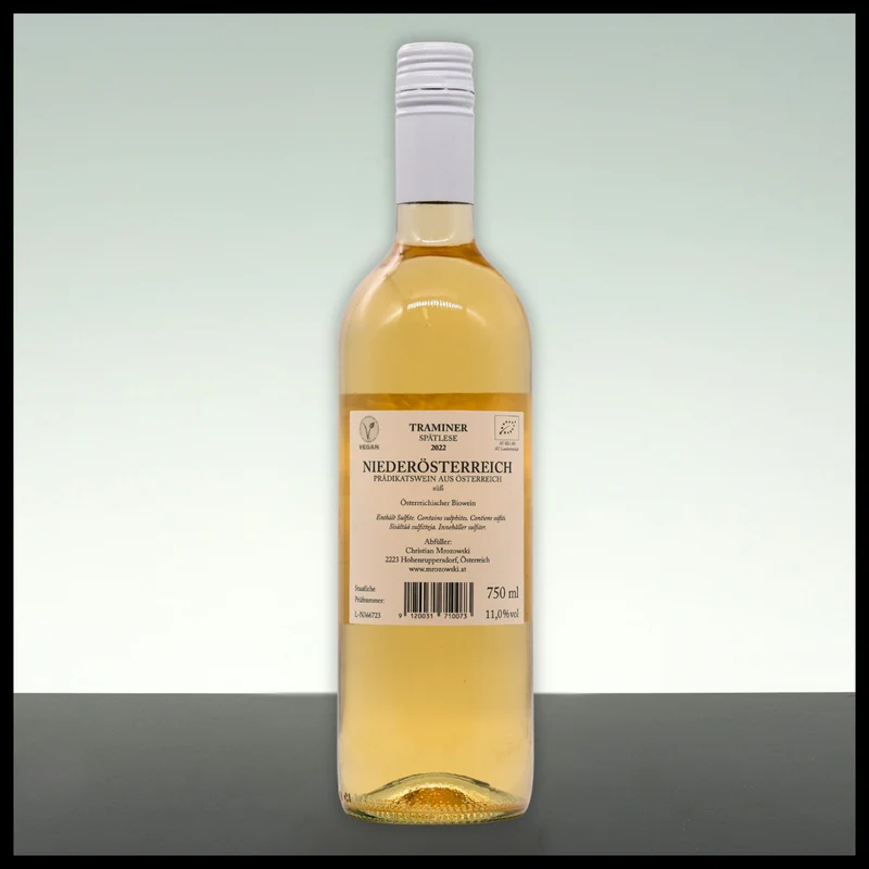 Mrozowski Traminer Spätlese 2022 0,75L - 11% Vol.