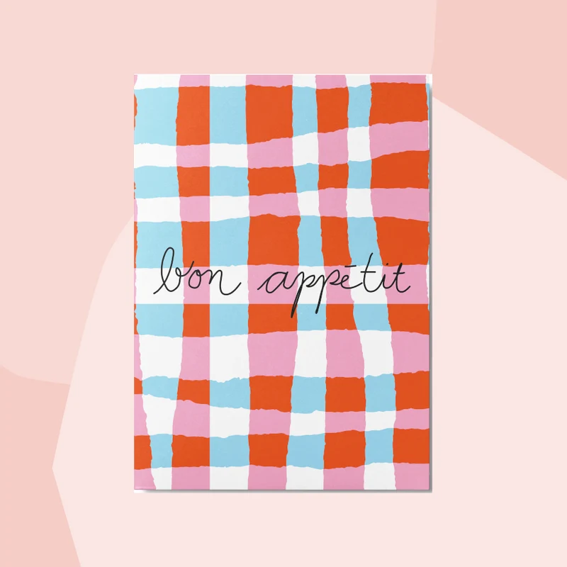 Postkarte: Bon Appetit