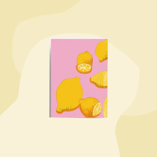 Postkarte: Lemons und Zitronen