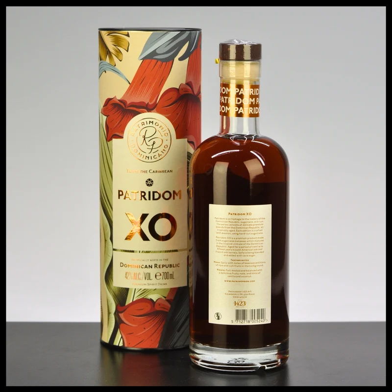 Ron Patridom XO 0,7L - 42% Vol.