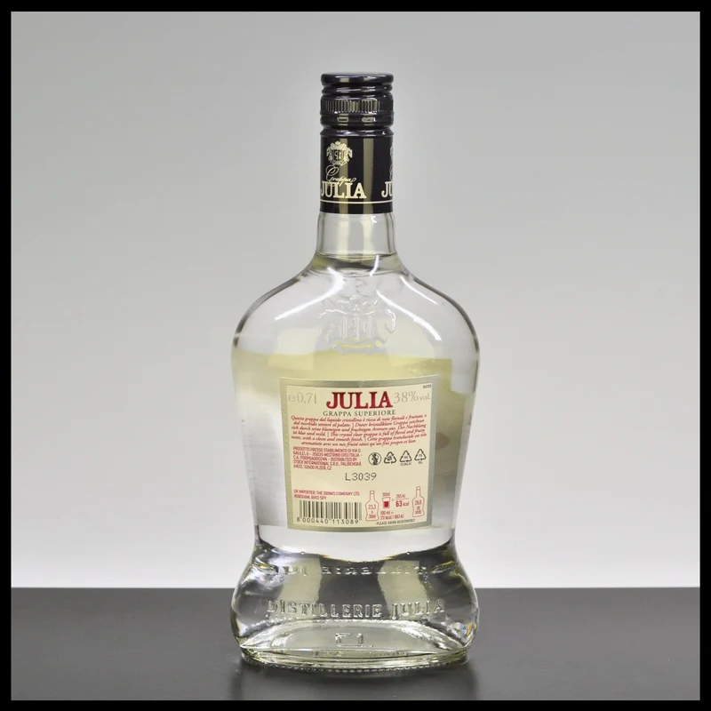 Julia Superiore Grappa 0,7L - 38% Vol.