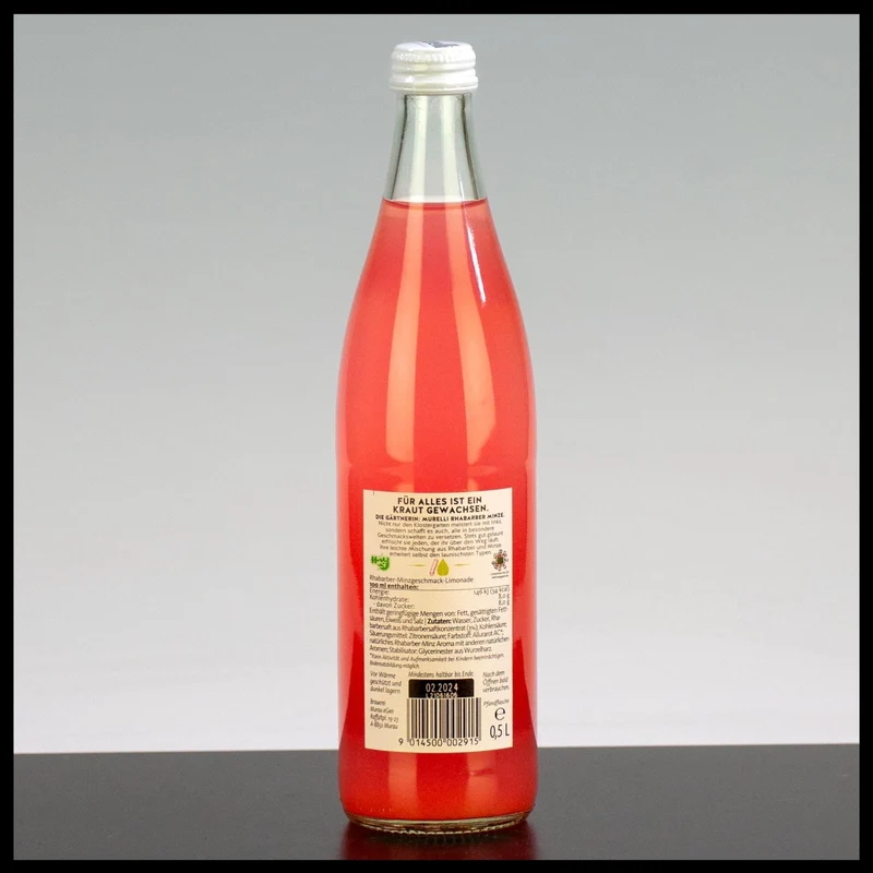 Murelli Rhabarber & Minze "Die Gärtnerin" 0,5L