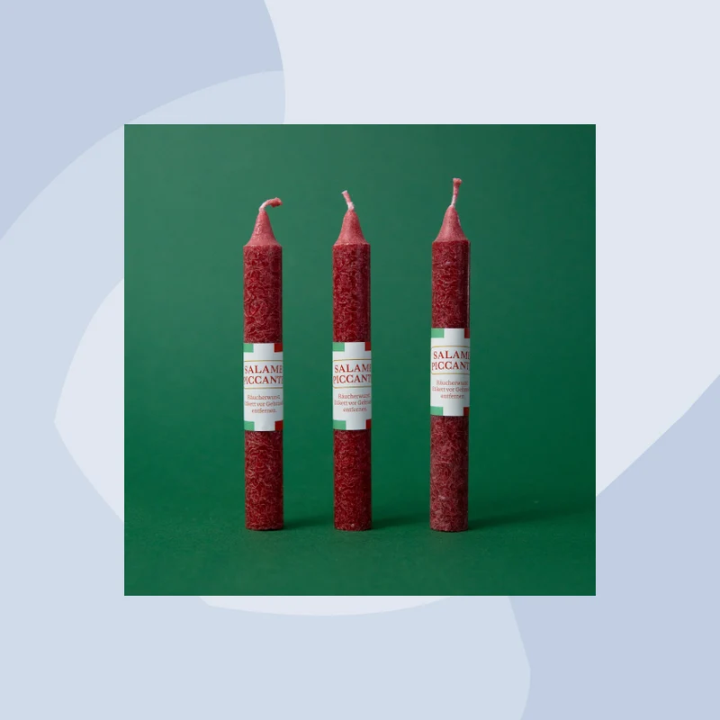 Kerzen: Räuchersalami
