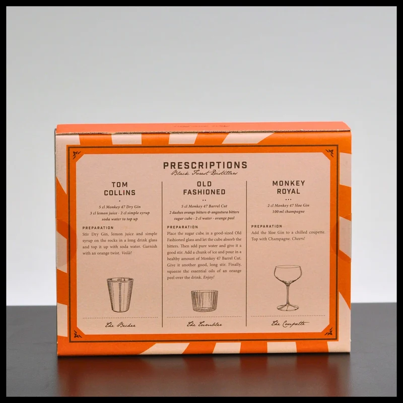 Monkey 47 Gin-Box "The Monkey Kiosk" 3x 0,05L - 41% Vol.