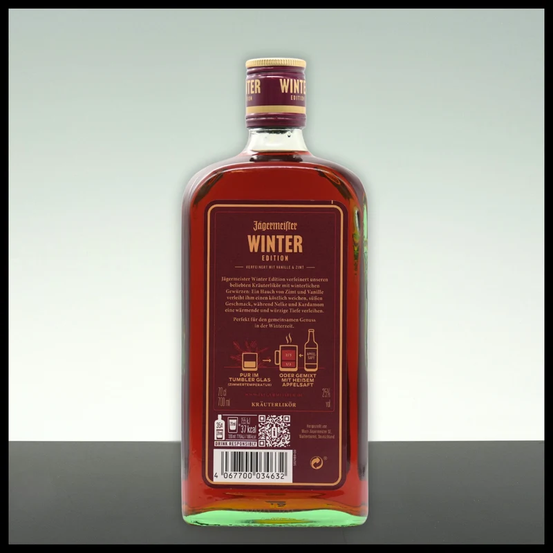 Jägermeister Winter Edition Vanille & Zimt 0,7L - 25% Vol.