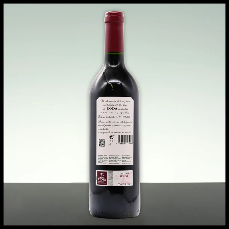 Roda Reserva Rioja D.O.Ca 2016 0,75L - 14,5% Vol.