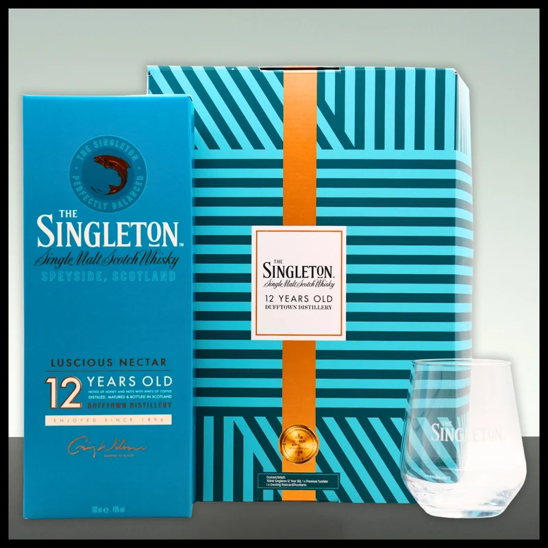 Singleton of Dufftown 12 YO Geschenkbox mit Glas 0,7L - 40% Vol.