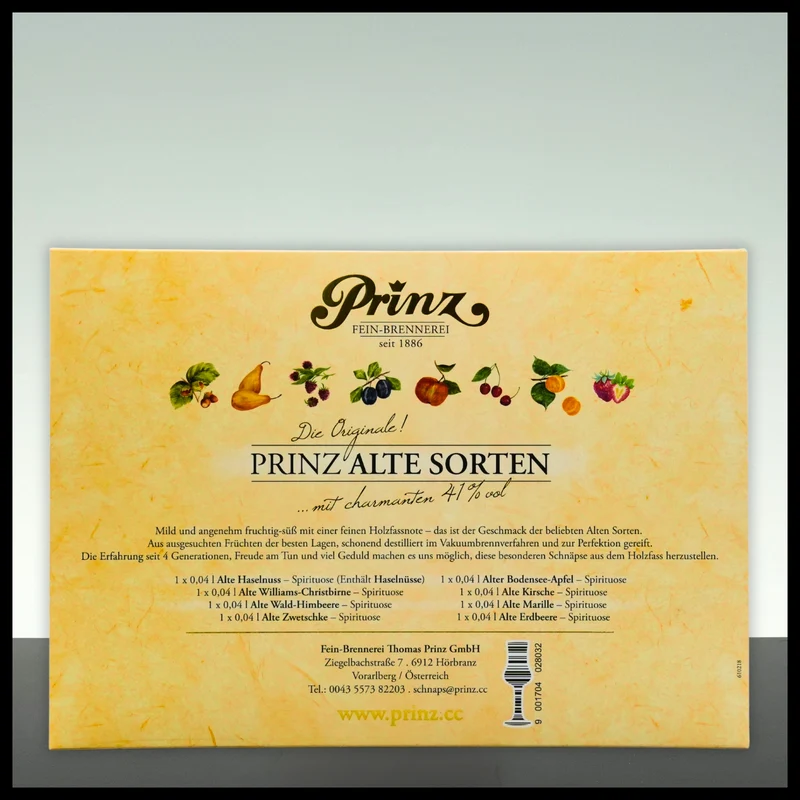 Prinz Geschenkset "Die kleinen Feinen" 8x 0,04L - 41% Vol.