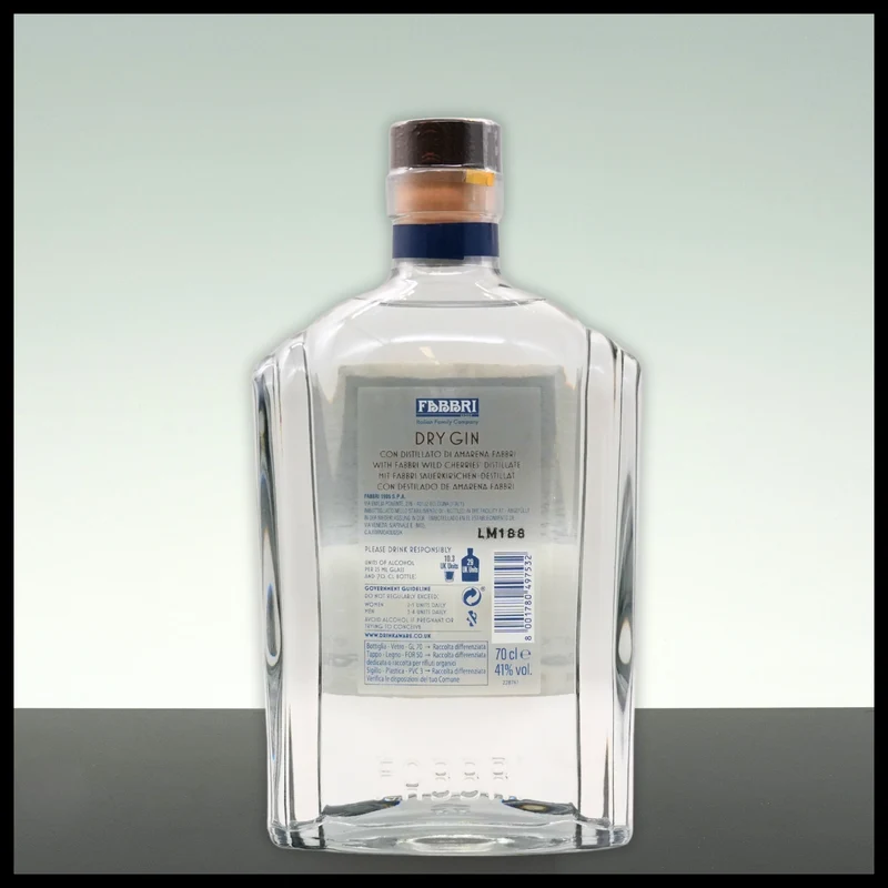 Fabbri Amarena Dry Gin 0,7L - 41% Vol.